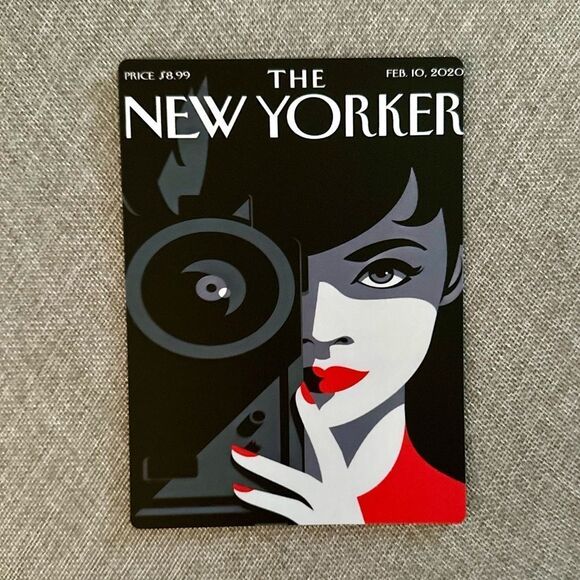 New Yorker Magazine Behind the Lens Magnet - Picture 1 of 3